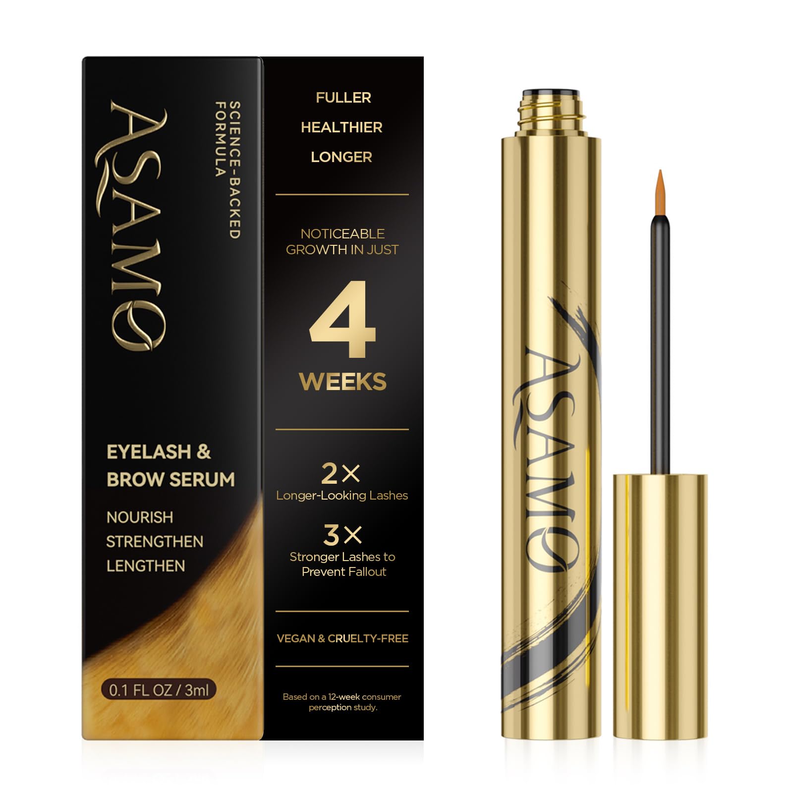 Amazon.com: Eyelash & Eyebrow Growth Serum – 15 Plant Extracts for